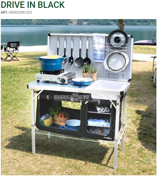 Mueble cocina tipo maleta Drive in Black