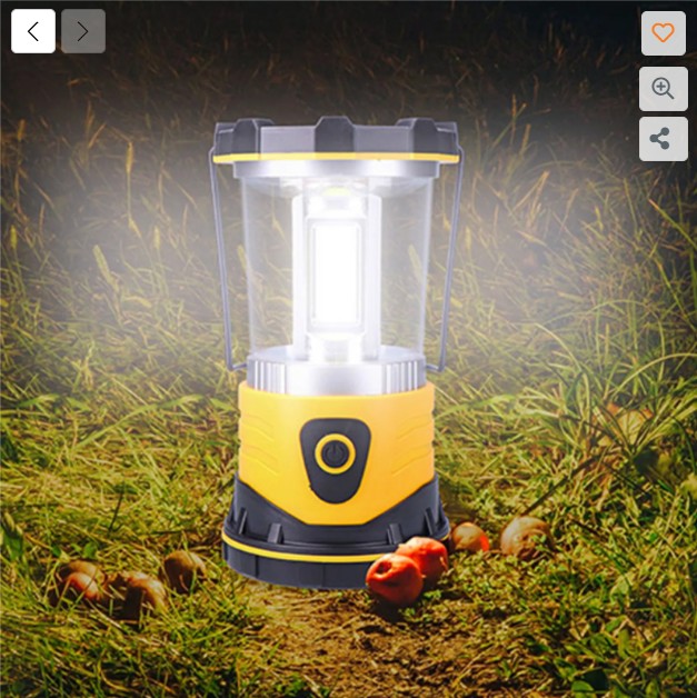 FAROL LED RIVER TREK, CAMPING, PILAS D, 3 W