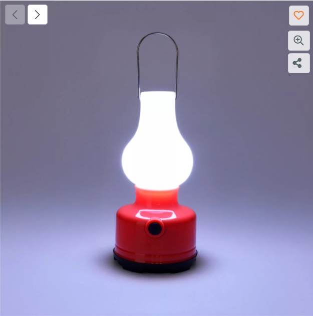 REDCLIFFS QUINQUÉ LED PARA CAMPING, 3 x AA (NO INCLUIDAS),8 x 8 x 17 cm