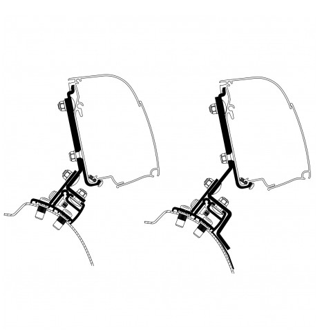 Adaptador Thule Omnistor 4200 - Vehículos PSA Compact Van