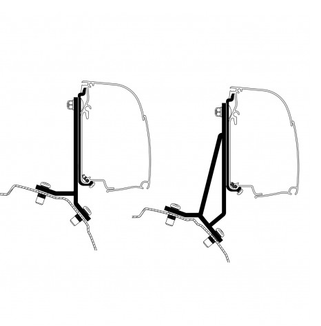 Adaptador toldo Thule Omnistor 4200 - Ford Transit / Tourneo Custom