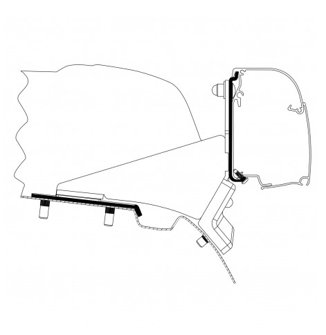 Adaptador Omnistor 4200 Mercedes Benz Vito/ V-Class con techo elevable ( Sin Rail)