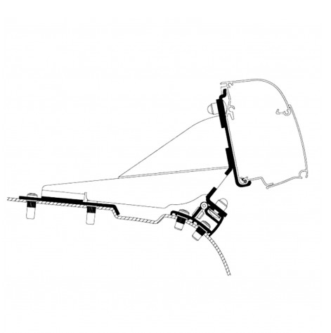 Adaptador toldo thule Omnistor 4200 - PSA Compact Van Spacetourer/Traveller