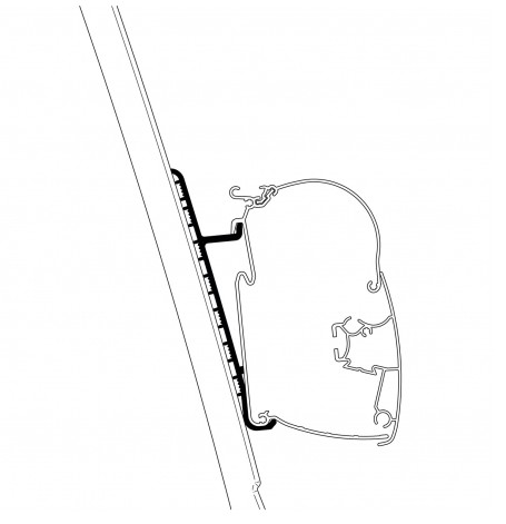 adaptador toldo Thule Omnistor 4200, 4900, 5200 para Ducato,Boxer,Jumper,Daily H3