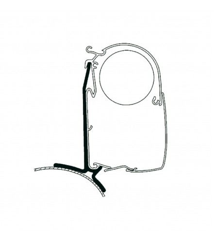 Adaptador toldo thule 4200/5900 Trafic/Vivaro/Talento/NV300